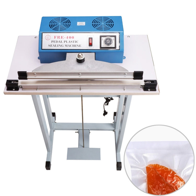 Pedal Type Sealing Machine Heat Shrinkable Film Cutting Machine Plastic Bag Sealer, EU Plug