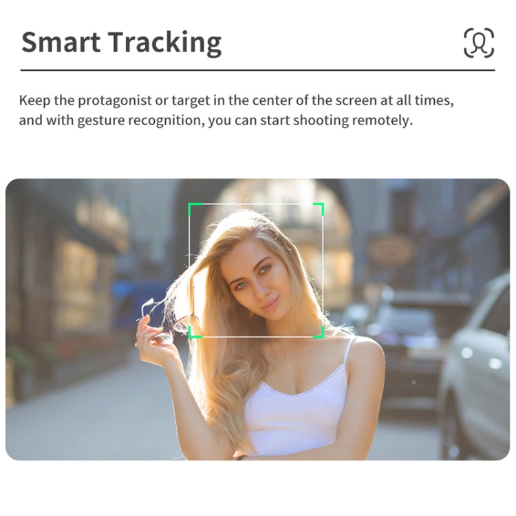 Q18 Desktop Intelligent Tracking Gimbal Stabilizer Multi-function Fill Light Selfie Stick