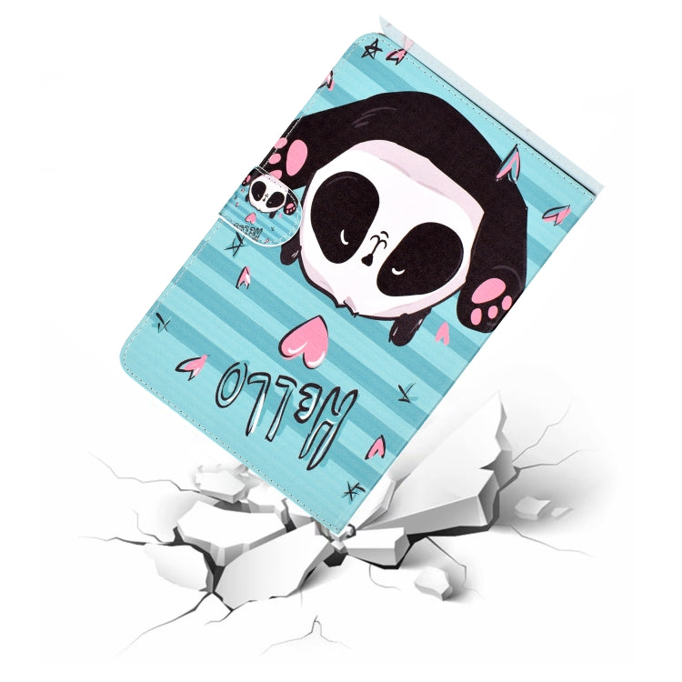 Colored Drawing Pattern Horizontal Flip PU Leather Case with Holder & Card Slot