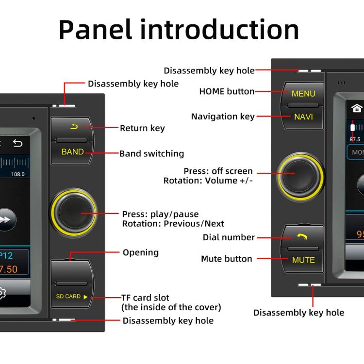 For Ford Transit 7 inch Android Navigation Machine Supports WiFi / GPS / RDS