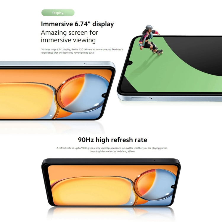 Xiaomi Redmi 13C 5G,  6.74 inch MIUI 14 MediaTek Dimensity 6100+ Octa Core 2.2GHz, NFC, Network: 5G, Not Support Google Play