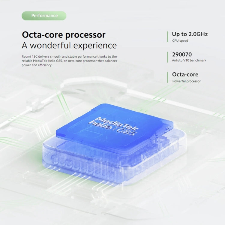 Xiaomi Redmi 13C 5G,  6.74 inch MIUI 14 MediaTek Dimensity 6100+ Octa Core 2.2GHz, NFC, Network: 5G, Not Support Google Play