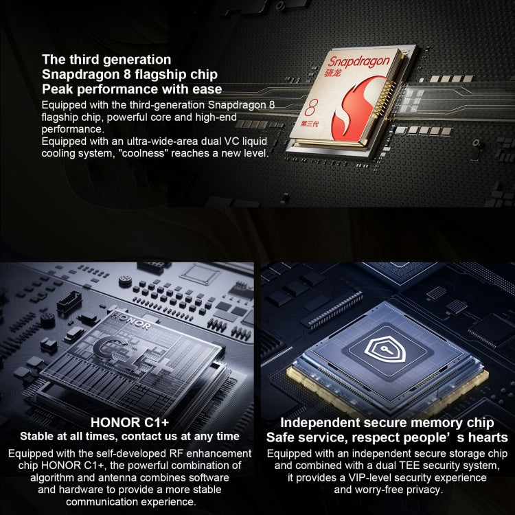 Honor Magic6, 6.78 inch Magic OS 8.0 Snapdragon 8 Gen 3 Octa Core up to 3.3GHz, Network: 5G, OTG, NFC, Support Google Play