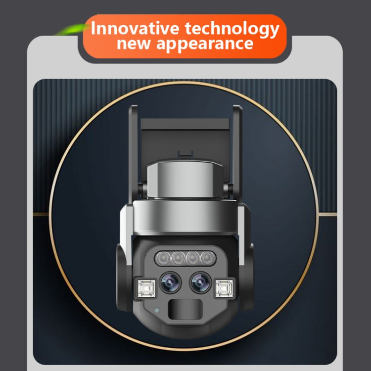 Q820 6MP 10X Binocular Zoom Dual Light Source Outdoor IP67 Waterproof WiFi Camera