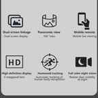 Q820 6MP 10X Binocular Zoom Dual Light Source Outdoor IP67 Waterproof WiFi Camera