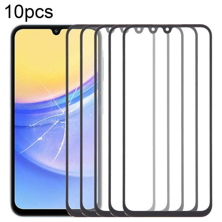 10pcs Front Screen Outer Glass Lens with OCA Optically Clear Adhesive