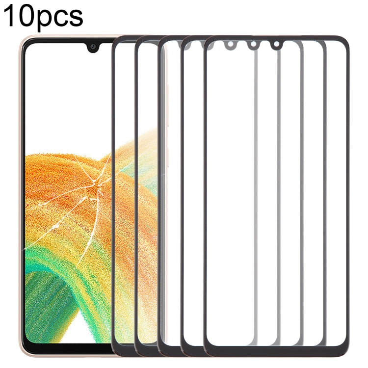 10pcs Front Screen Outer Glass Lens with OCA Optically Clear Adhesive