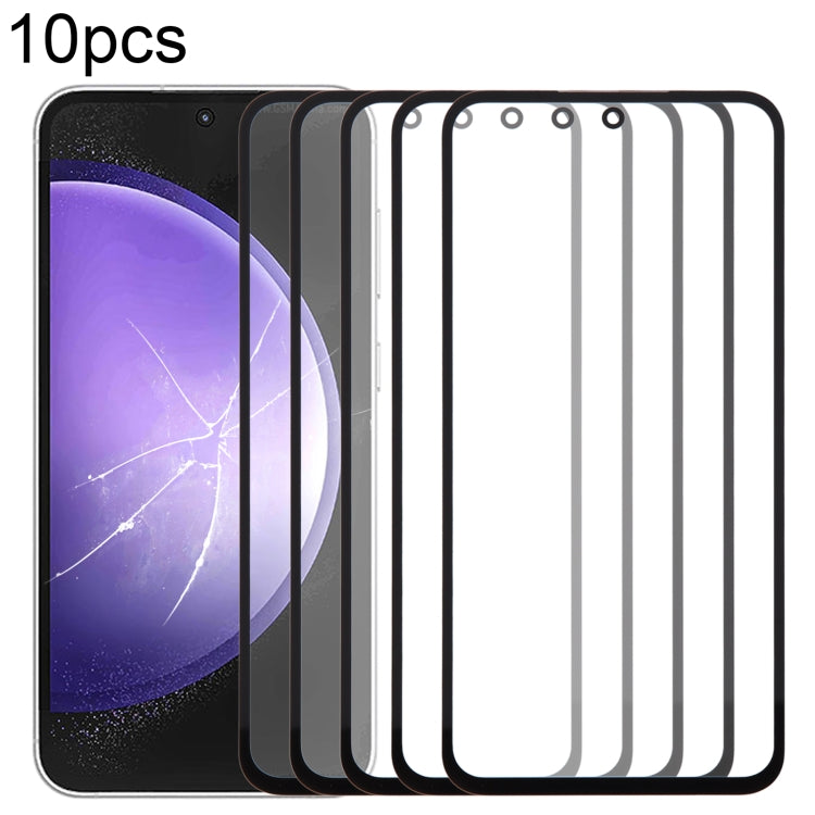 10pcs Front Screen Outer Glass Lens with OCA Optically Clear Adhesive