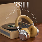 CR-9 Metal Retro Head-mounted Wireless Bluetooth Earphone