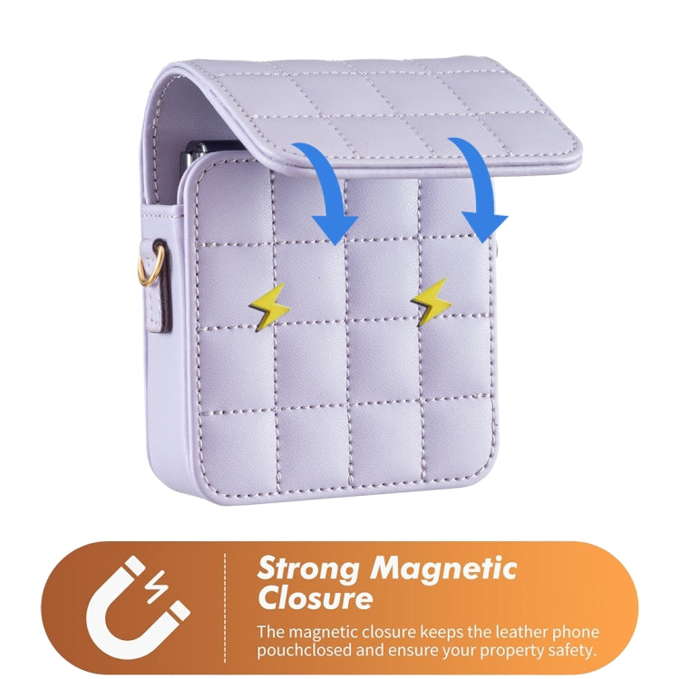 BFB04 Plaid Crossbody Fold Phone Bag