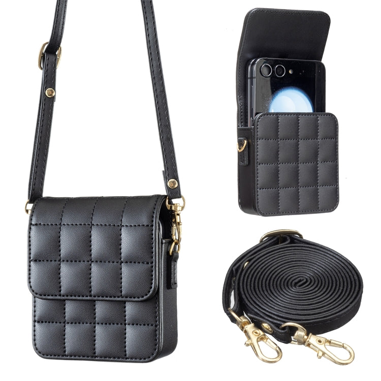 BFB04 Plaid Crossbody Fold Phone Bag