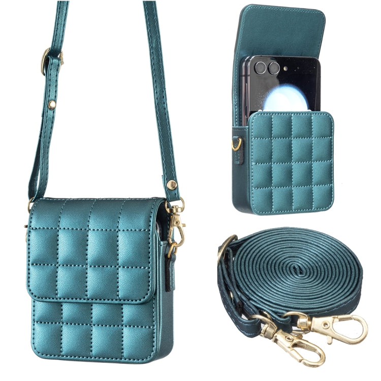 BFB04 Plaid Crossbody Fold Phone Bag