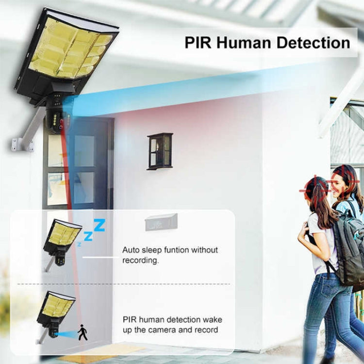 Solar Street Light with V380 4G WiFi 10X Dual-lens Monitoring HD Camera