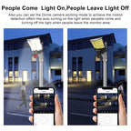 Solar Street Light with V380 4G WiFi 10X Dual-lens Monitoring HD Camera