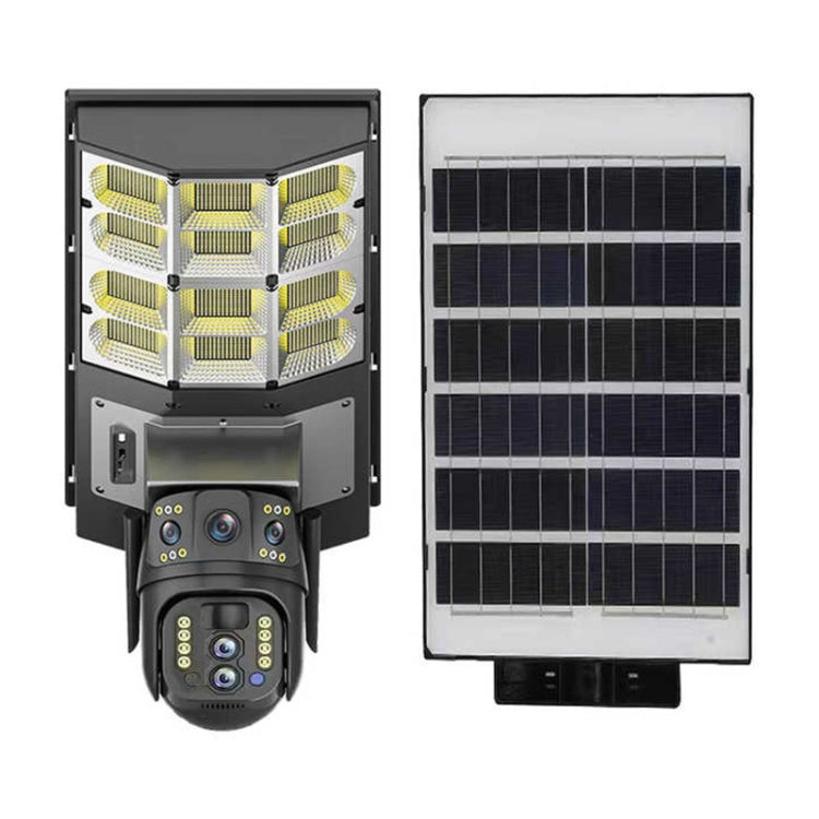 Solar Street Light with V380 4G WiFi 10X Dual-lens Monitoring HD Camera