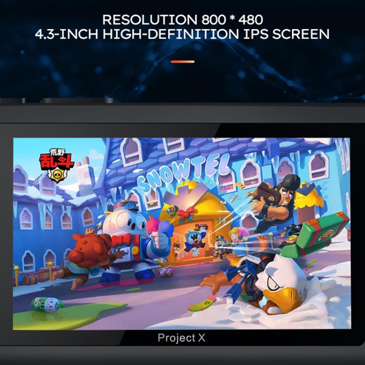 PROJECT X Handheld Game Console 4.3 inch Screen ATM 7051 CPU