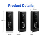 ESCAM V5 TUYA 1080P Intelligent Two-Way Voice Night Vision Wireless Doorbell