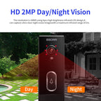 ESCAM V5 TUYA 1080P Intelligent Two-Way Voice Night Vision Wireless Doorbell