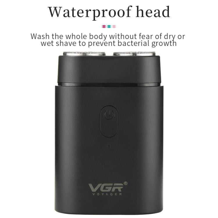 VGR V-341 Rotating 2 Cuttter Head Portable Electric Shaver