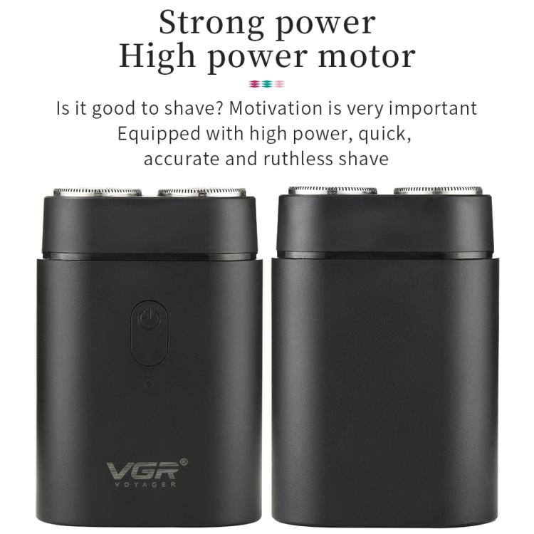 VGR V-341 Rotating 2 Cuttter Head Portable Electric Shaver