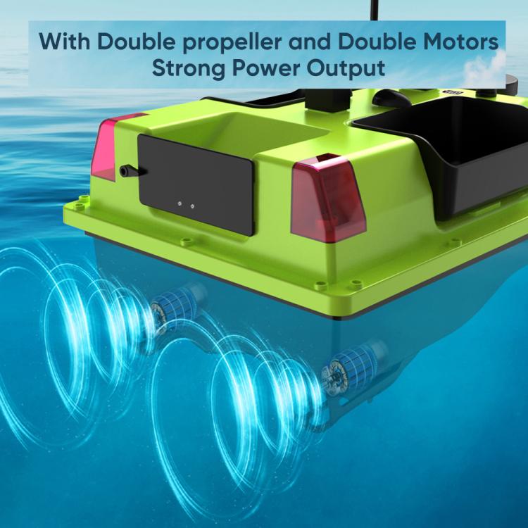 D20 Three Hoppers Smart Control Fishing Bait Boat Support GPS Built-in Light Strip