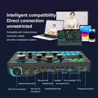 SX91 Multi-function Professional Mixer Mobile Phone Computer Live Streaming Sound Card