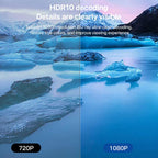 N5 1280x720P Android 9.0 System Wireless Same Screen Smart HD Projector