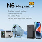 N6 1280x720P 70ANSI Android 11.0 Smart Mini Projector