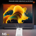 N6 1280x720P 70ANSI Android 11.0 Smart Mini Projector