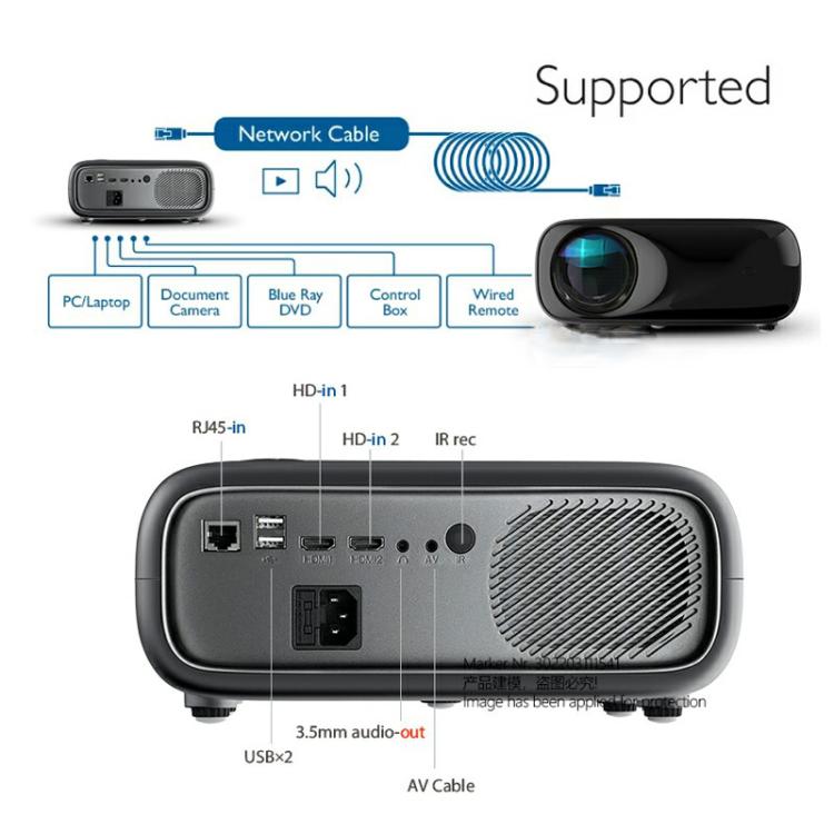 AUN AKEY9S 1080P 1000ANSI Autofocus WIFI Display Smart Projector