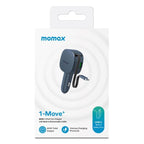 MOMAX UC19 60W 3 in 1 Car Charger with Retractable Cable