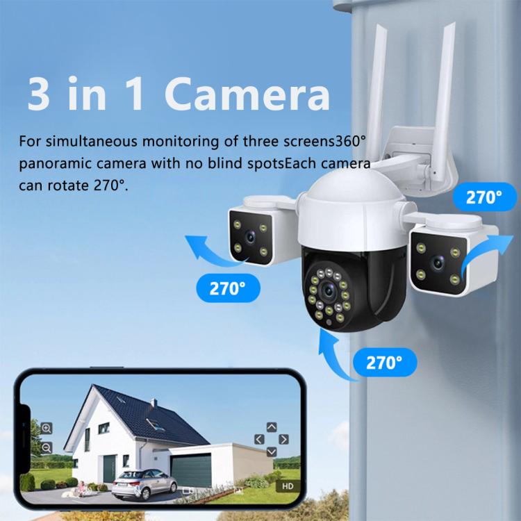 QX155 6MP Triple Camera SE Asia 4G Version Supports Humanoid Detection