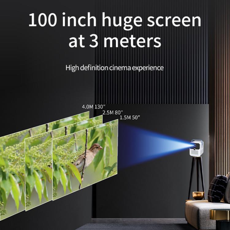 CYS2 Portable HD Android Projector Smart Home Theater, 1GB+8GB, Amlogic T950s