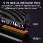 K-SKIN KD382S Negative Ion Hair Care Type-C Wireless Hair Straightening Comb