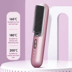 K-SKIN KD382S Negative Ion Hair Care Type-C Wireless Hair Straightening Comb