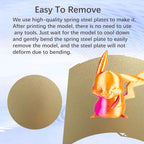 3D Printer Build Plate Spring Steel Sheet For ANYCUBIC 268x256mm