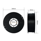 ASA Filament Carbon Fiber 1.75mm / 1kg for 3D Printer