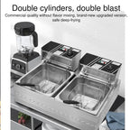 Multifunctional Commercial Stainless Steel Thick Electric Fryer Electric Boiler