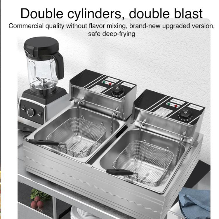 Multifunctional Commercial Stainless Steel Thick Electric Fryer Electric Boiler