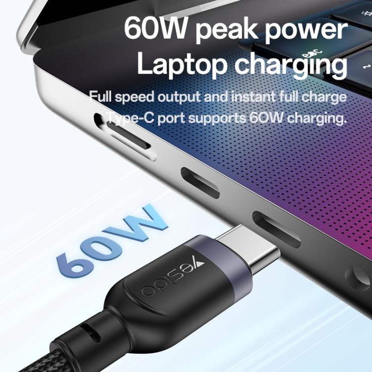 Yesido CA136C 60W USB-C / Type-C to Type-C & iWatch 2 in 1 Charging Cable