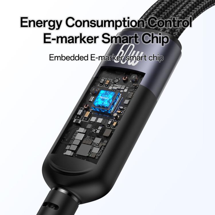 Yesido CA136C 60W USB-C / Type-C to Type-C & iWatch 2 in 1 Charging Cable