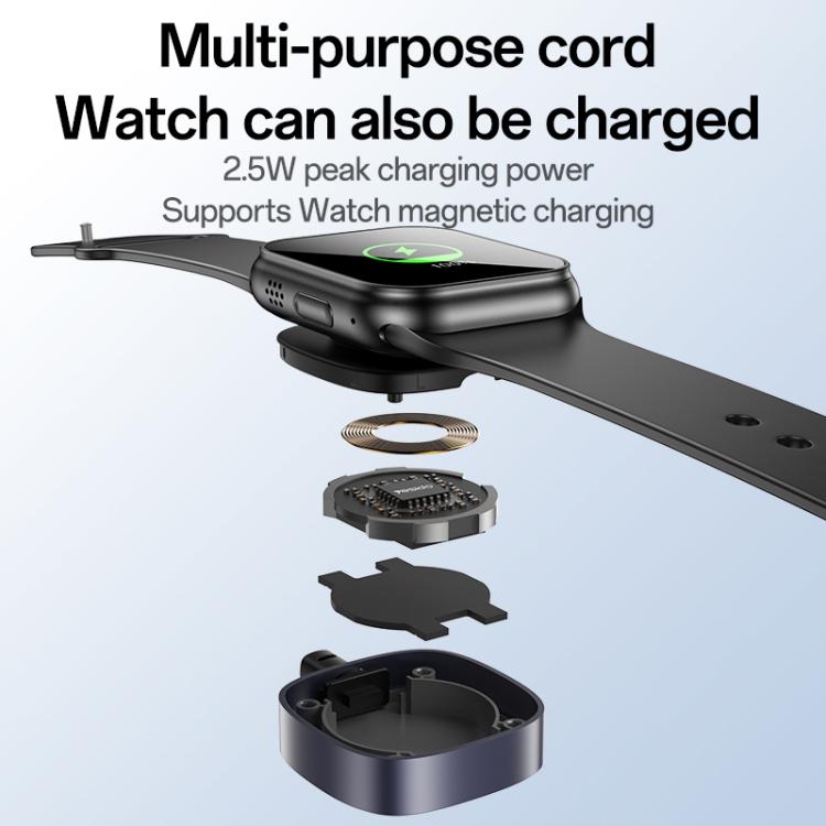 Yesido CA136C 60W USB-C / Type-C to Type-C & iWatch 2 in 1 Charging Cable