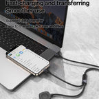 Yesido CA136C 60W USB-C / Type-C to Type-C & iWatch 2 in 1 Charging Cable