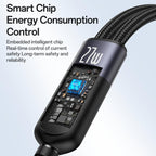 Yesido CA136L 27W USB-C / Type-C to 8 Pin & iWatch 2 in 1 Charging Cable