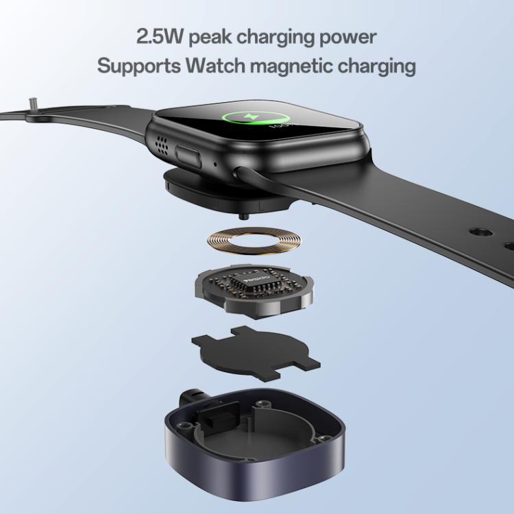 Yesido CA136L 27W USB-C / Type-C to 8 Pin & iWatch 2 in 1 Charging Cable