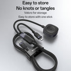 Yesido CA136L 27W USB-C / Type-C to 8 Pin & iWatch 2 in 1 Charging Cable