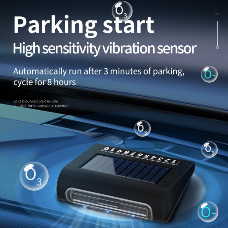 Solar Energy Car Air Purifier with Number Plate