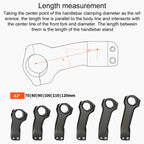 TOSEEK K01 Road Mountain Bike Carbon Fiber Handlebar Riser Faucet