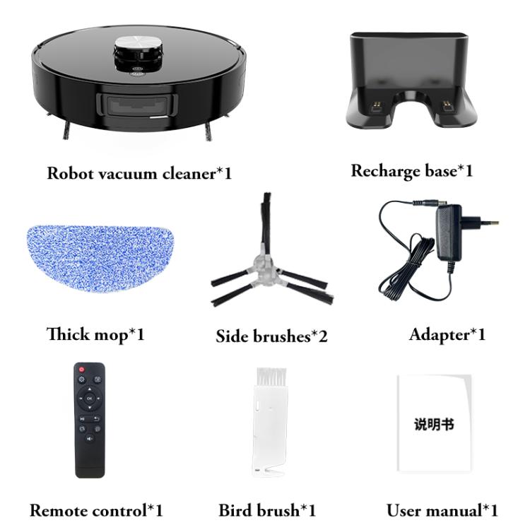 V8 Intelligent Automatic Recharging Sweeping Mopping Suction Robot