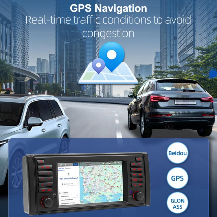 For BMW E53 1996-2007 YT-004 Android13 7 inch HD Screen Car GPS Navigation Reversing Image Integrated Machine